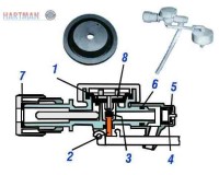 HART sada kompletní k napouštěcímu ventilu WC - T 2442  č.96